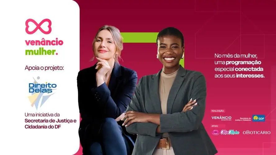 Venâncio Shopping promove programação especial para a Mulher