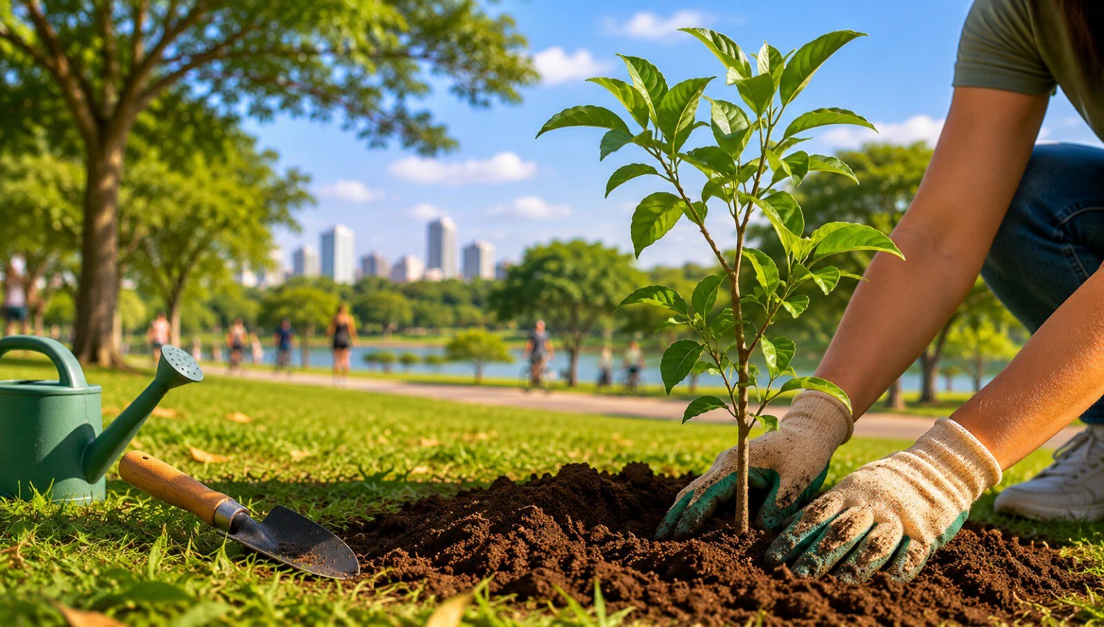 Temporada de gripes inspira campanha com plantio de árvores em Brasíli