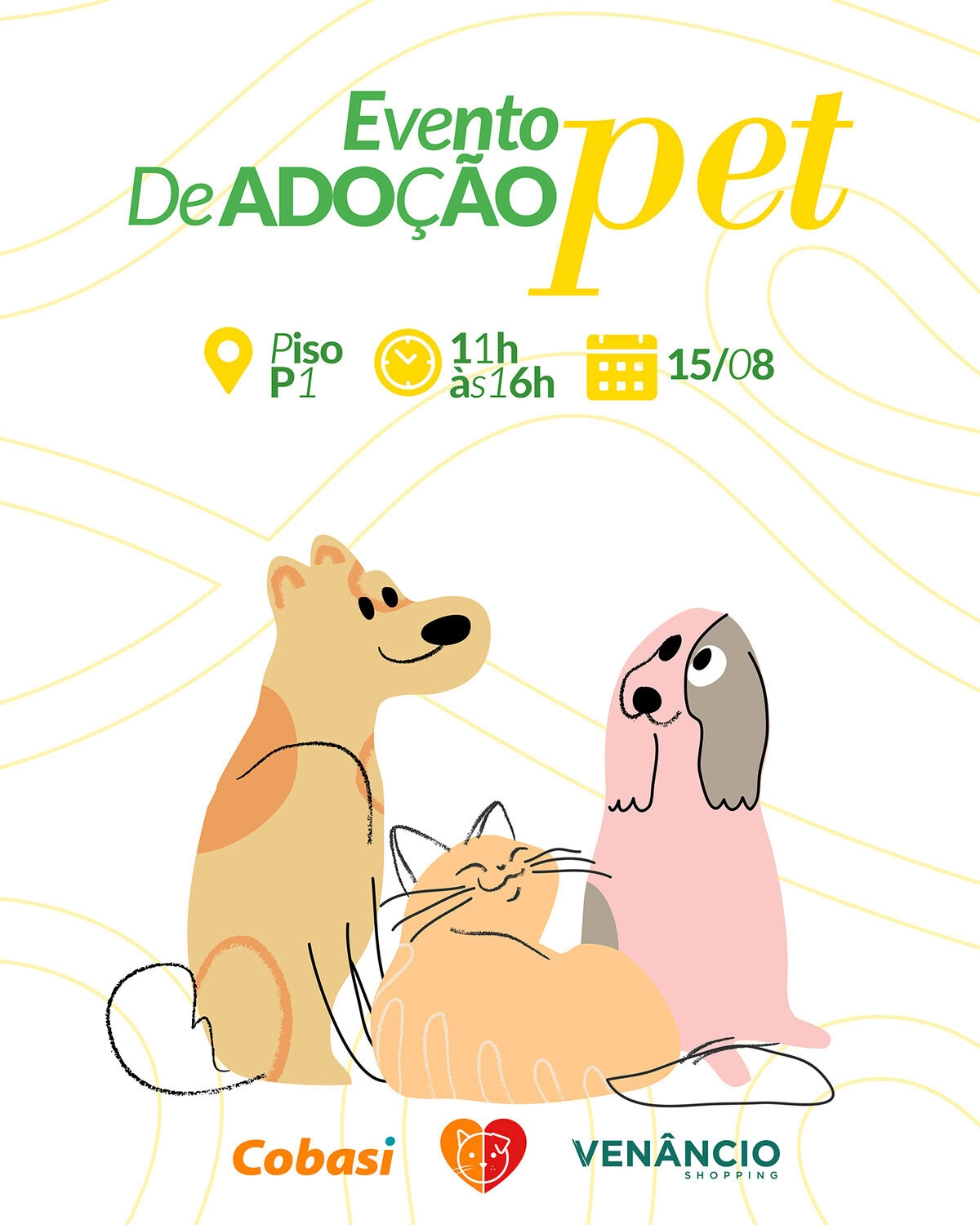 Venâncio Shopping e Projeto Acalanto DF realizam feira de adoção pet