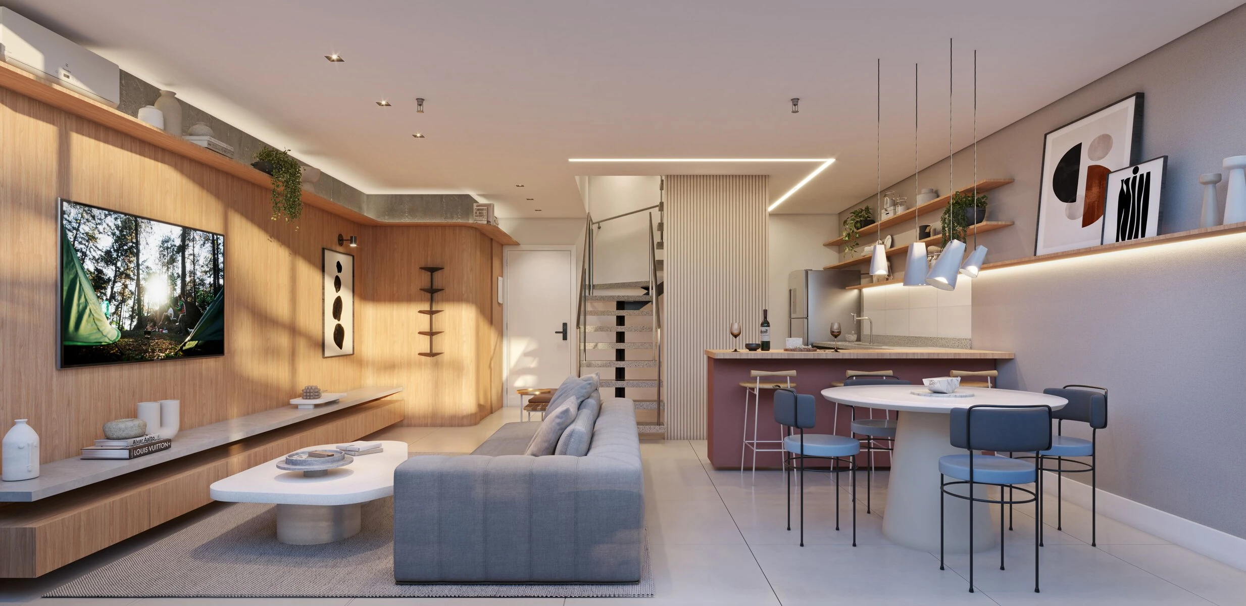 Brasal Incorporações apresenta novo decorado da unidade Garden Duplex