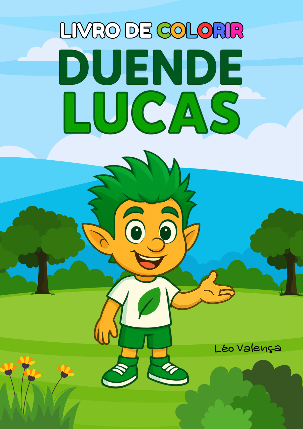 Léo Valença lança livro de colorir que incentiva a educação ambiental