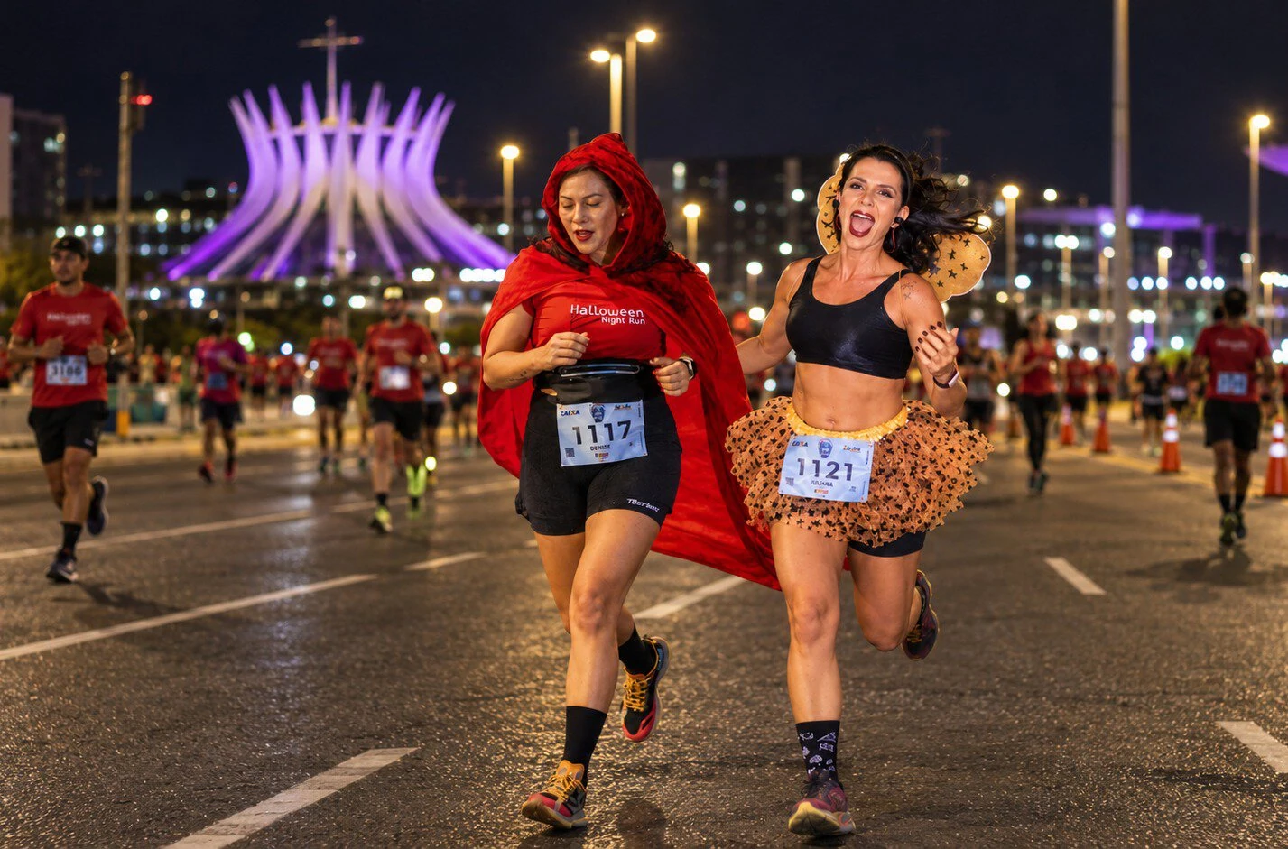 D’stak Academia recebe atletas para a Halloween Night Run e incentiva participação em corrida de rua em Brasília